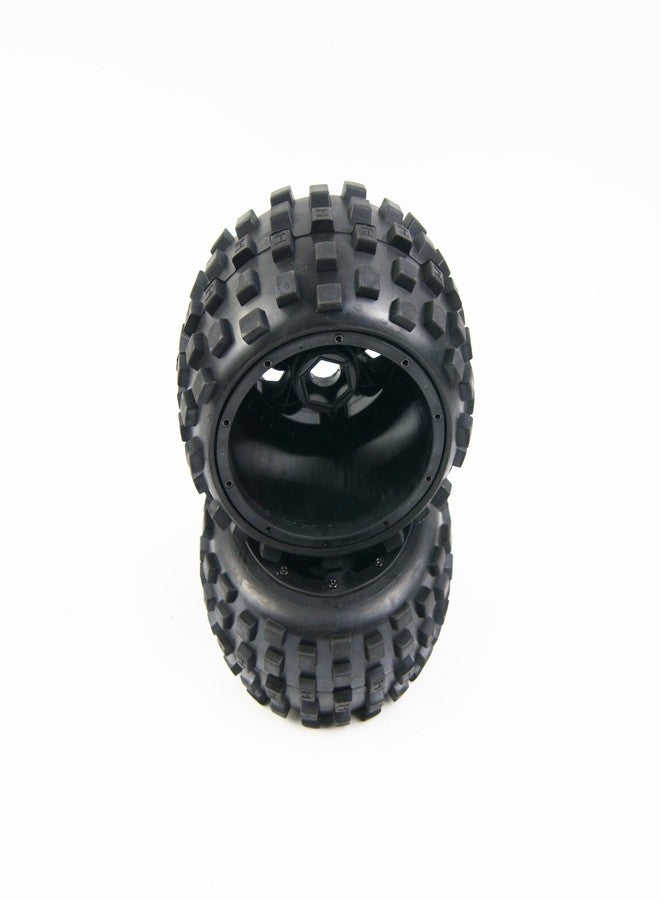 TITRACING RC Car Off-Road Knobby Rear Tire Set for Rovan HPI Baja 5B King Motor Buggy 1/5 - Image 1